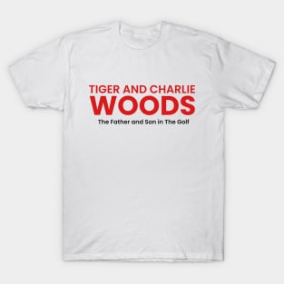 Tiger Woods and Charlie Woods T-Shirt